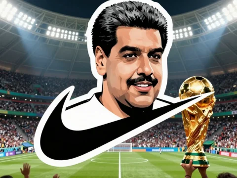 Nike Style Logo Parody with Football Theme