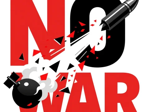No War Anti-War Graphic Design