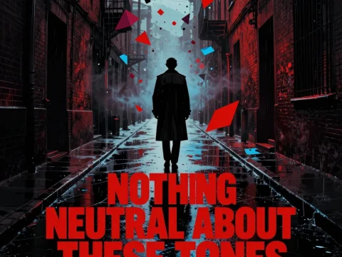 Nothing Neutral About These Tones - Vintage Neo Noir Film Poster