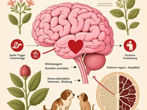 Oxytocin and Social Interaction Illustrated with Brain and Dogs