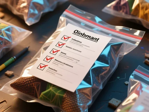 Packing Bags with Checklist on Wooden Table