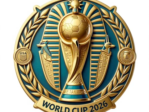Pharaonic Themed World Cup 2026 Emblem