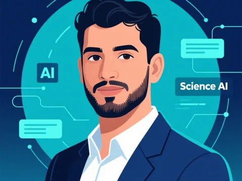 Portrait of a Moroccan Engineer in AI Science