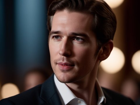 Portrait of a Thoughtful Man in Formal Attire