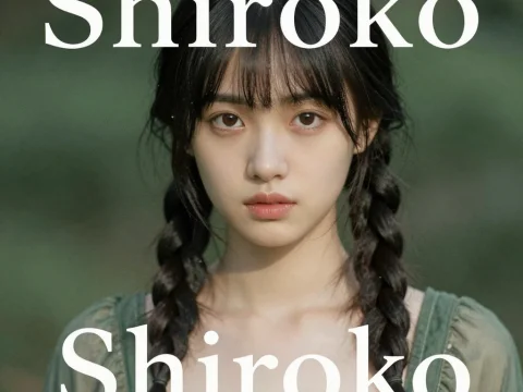 Portrait of a Young Woman with Braided Hair