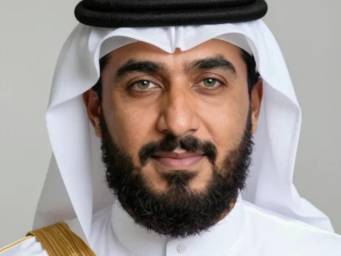 Portrait of Arab Leader in Traditional Attire