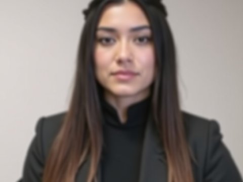 Professional Portrait of a Woman in Black Blazer