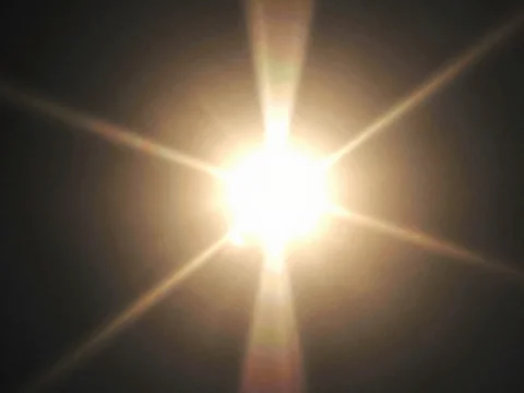 Radiant Bright Light with Starburst Effect