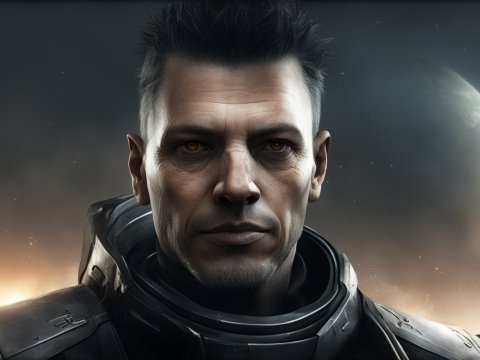 Realistic Sci-Fi Portrait of a Space Explorer