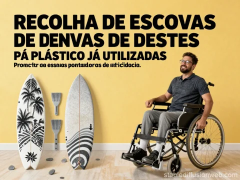 Recycling Used Plastic Toothbrushes into Surfboards