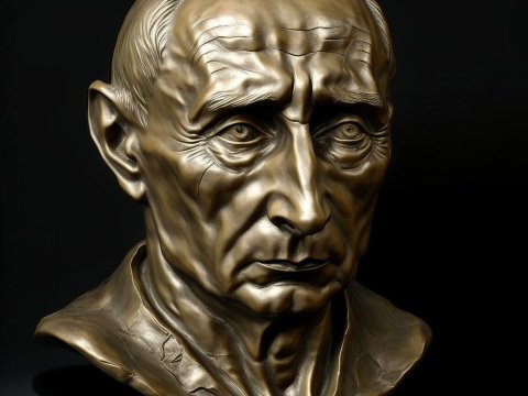 Renaissance-Style Bronze Bust Sculpture