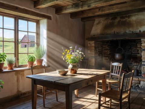 Rural Interior Day View