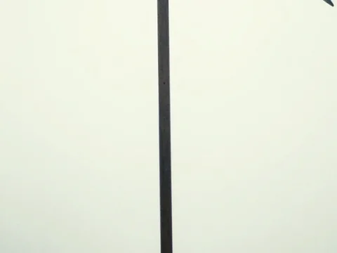 Rustic Scythe Weapon on White Background