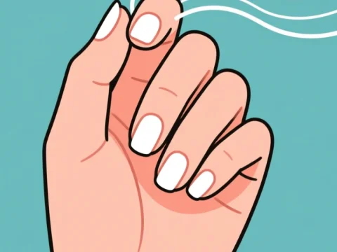 Simplified Illustration of Hand Holding Wind