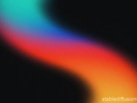Smooth Sine Wave Gradient on Black Background