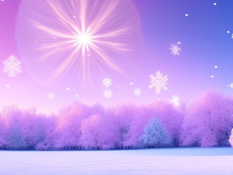 Snowy Pink Fantasy Castle with Christmas Tree