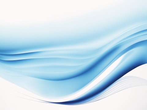 Soft Blue Gradient Abstract Swoosh