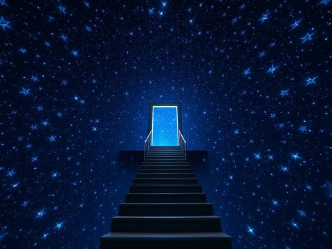 Stairway to a Starry Portal in a Cosmic Space