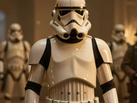 Stormtrooper in Classic White Armor
