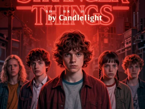 Stranger Things Concert Poster by Candlelight