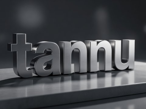 Tannu 3D Logo Design