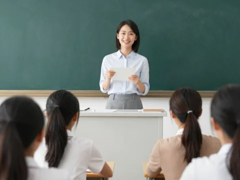 Teacher Engaging Students in Classroom Lesson