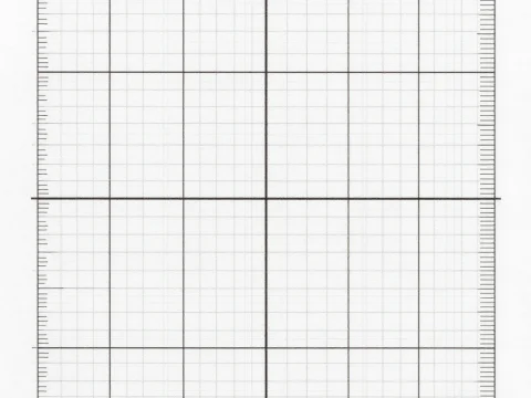 Technical Blueprint Grid with Measurement Scales