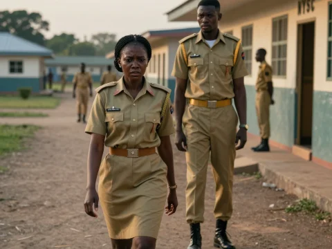 Tense Confrontation at NYSC Camp