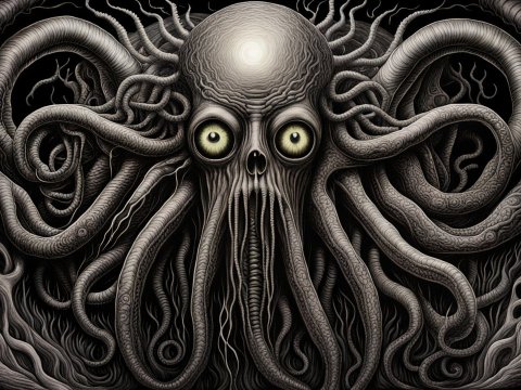 The Gaze of Azathoth: Eldritch Tentacle Horror