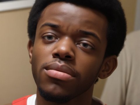 Thoughtful Young Man Portrait