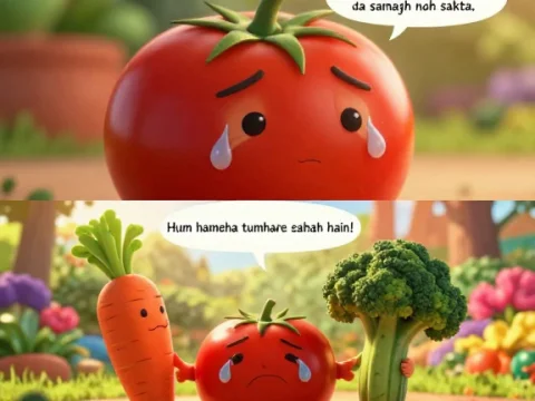 Tomato Finds Friendship and Comfort