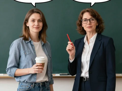 Two Teachers with Contrasting Feedback Styles in Classroom