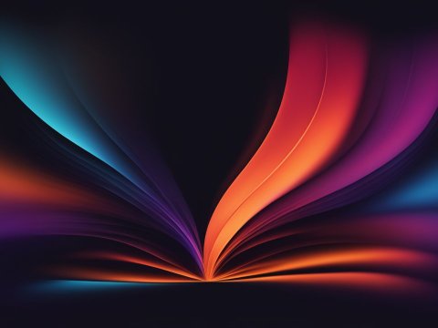 Vibrant Abstract Gradient Flow