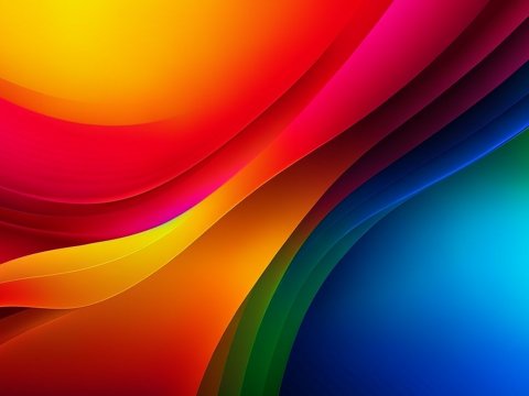 Vibrant Multicolor Gradient Abstract Background