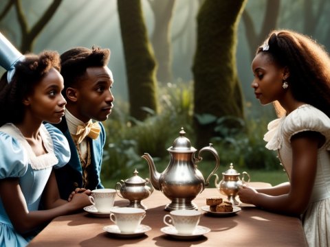 Victorian Tea Party in Enchanted Forest