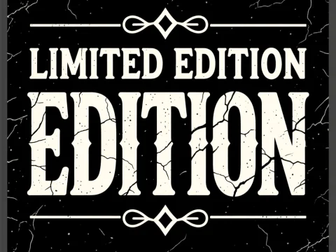 Vintage Limited Edition Typography Design
