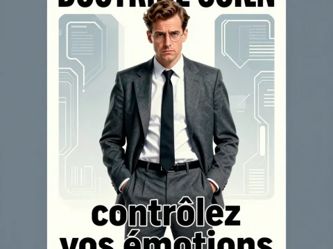 Vintage Style Propaganda Poster: Control Your Emotions