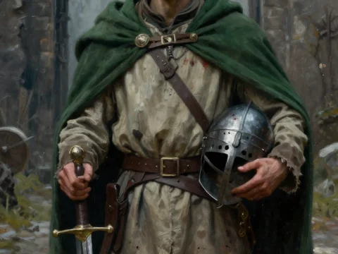 Weary Mercenary at Castle Gate