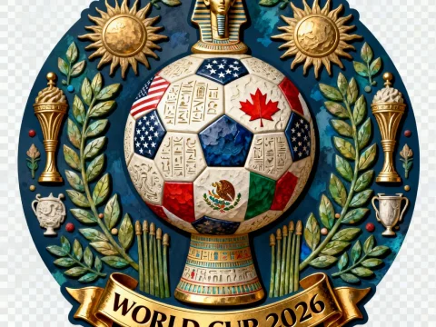 World Cup 2026 Emblem with Ancient Egyptian Motifs