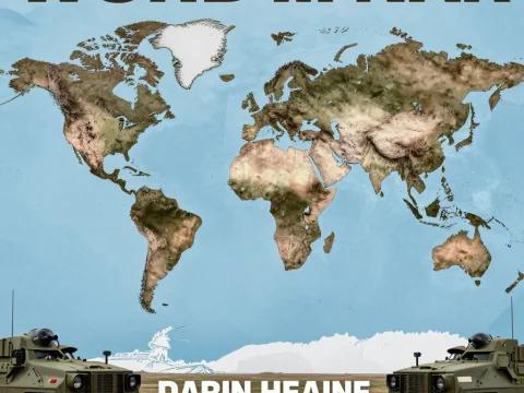 World War II Era Military Map with Armored Vehicles